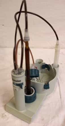 Metrohm buret opzet met 1ml buret