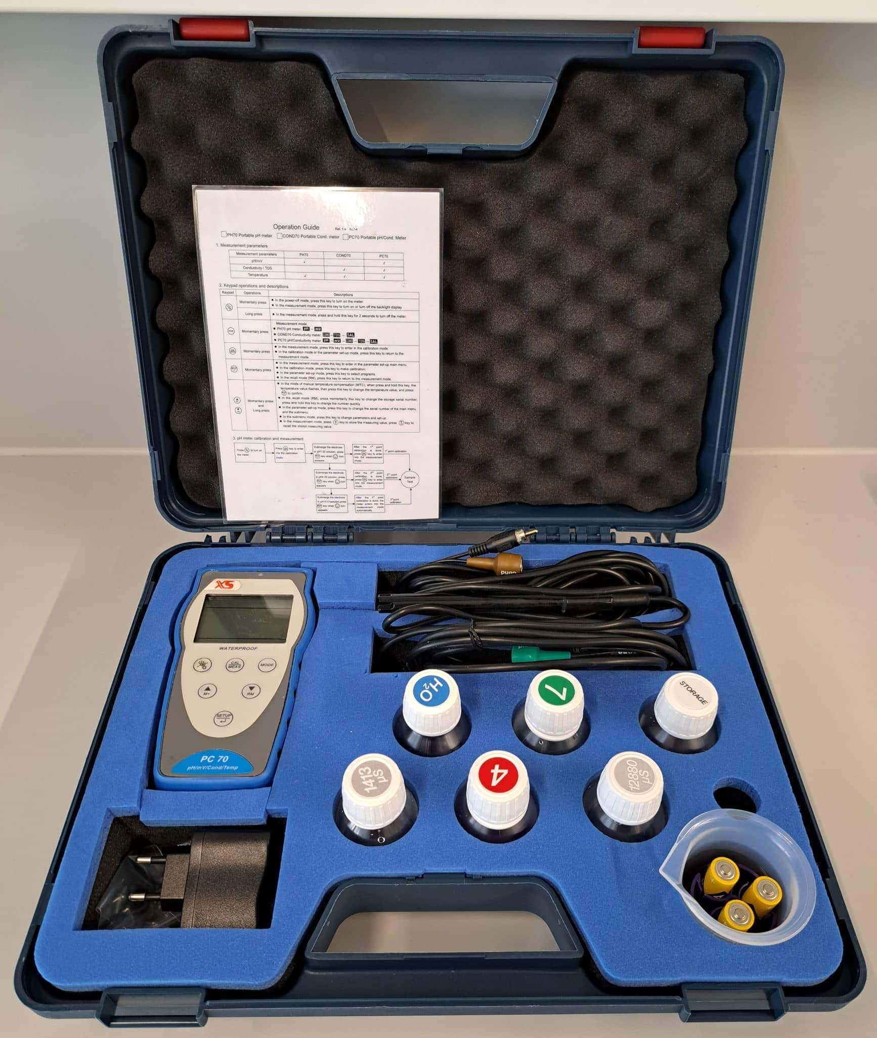 XS Instruments PC70 Waterproof pH/mV/Cond/Temp Meter