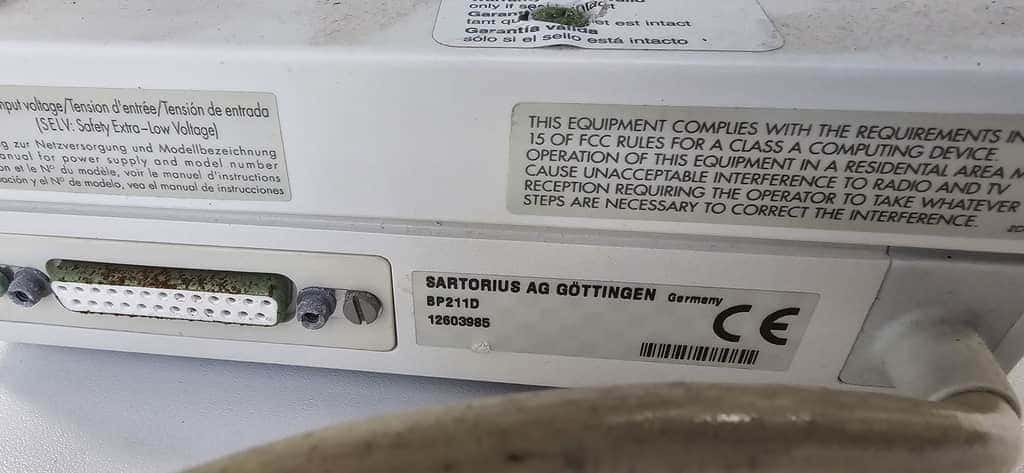 Balans Sartorius BP211D (1)