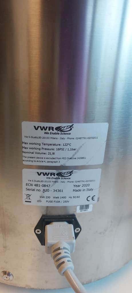 VWR Line Lite Autoclave (1)